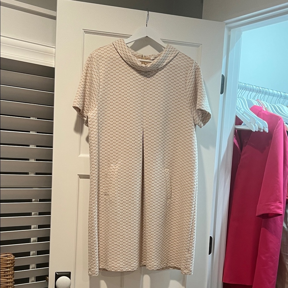Tyler Boe Beige Patterned Dress